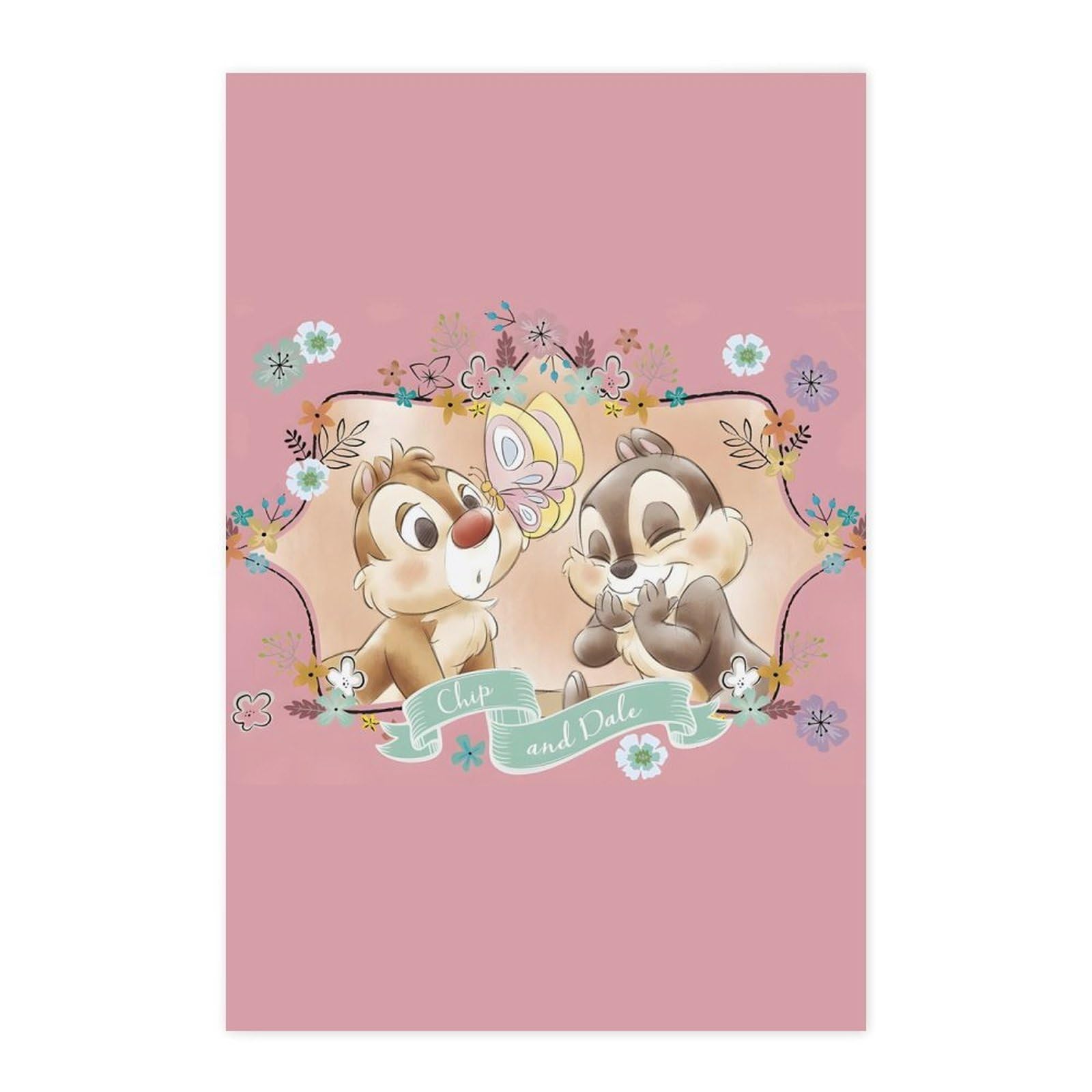 Amazon.co.jp: チップとデール ポスター 絵画 インテリア 壁紙用 壁紙