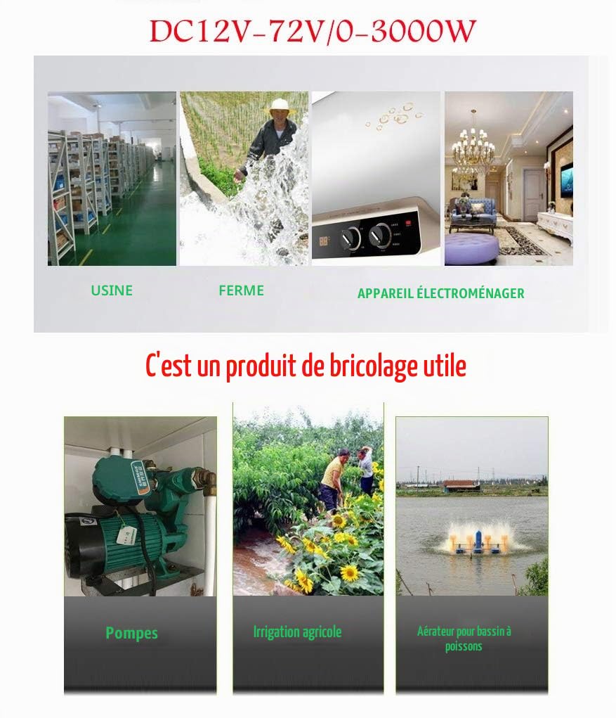 DONJON Telecommande 12v,Commutateur à Distance sans Fil,Commutateurs DC 12V/24V/48V/72V RF à télécommande avec 328ft de Long Rayon pour systèmes de sécurité de Pompe Barrières de Rideaux de Porte