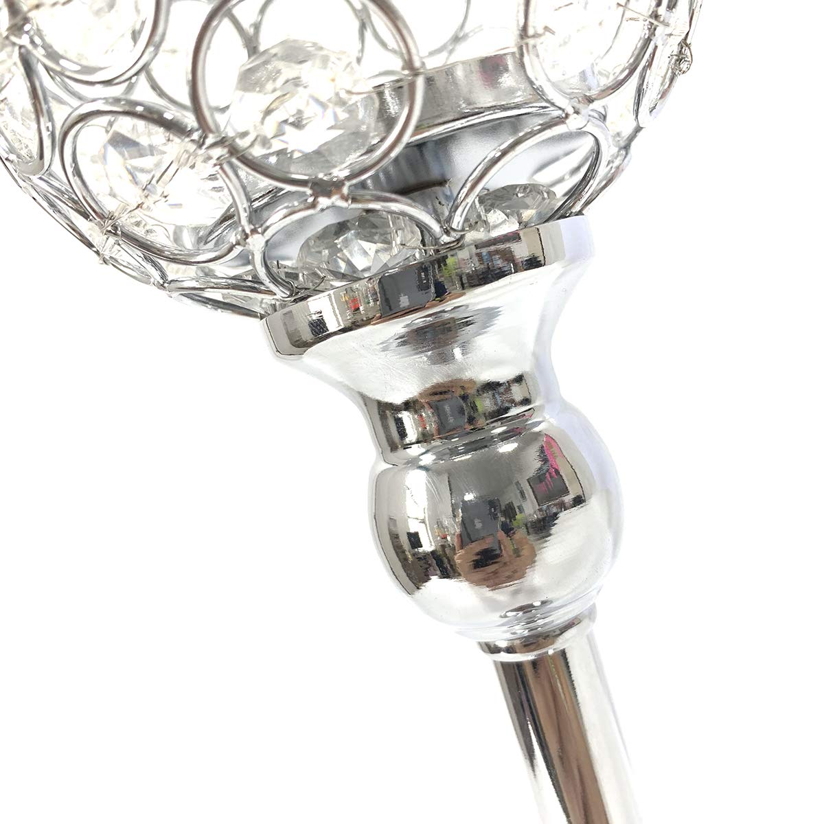 Soporte para velas de cristal de la fortuna de oro, mesa de café, mesa de centro de mesa de salón y comedor