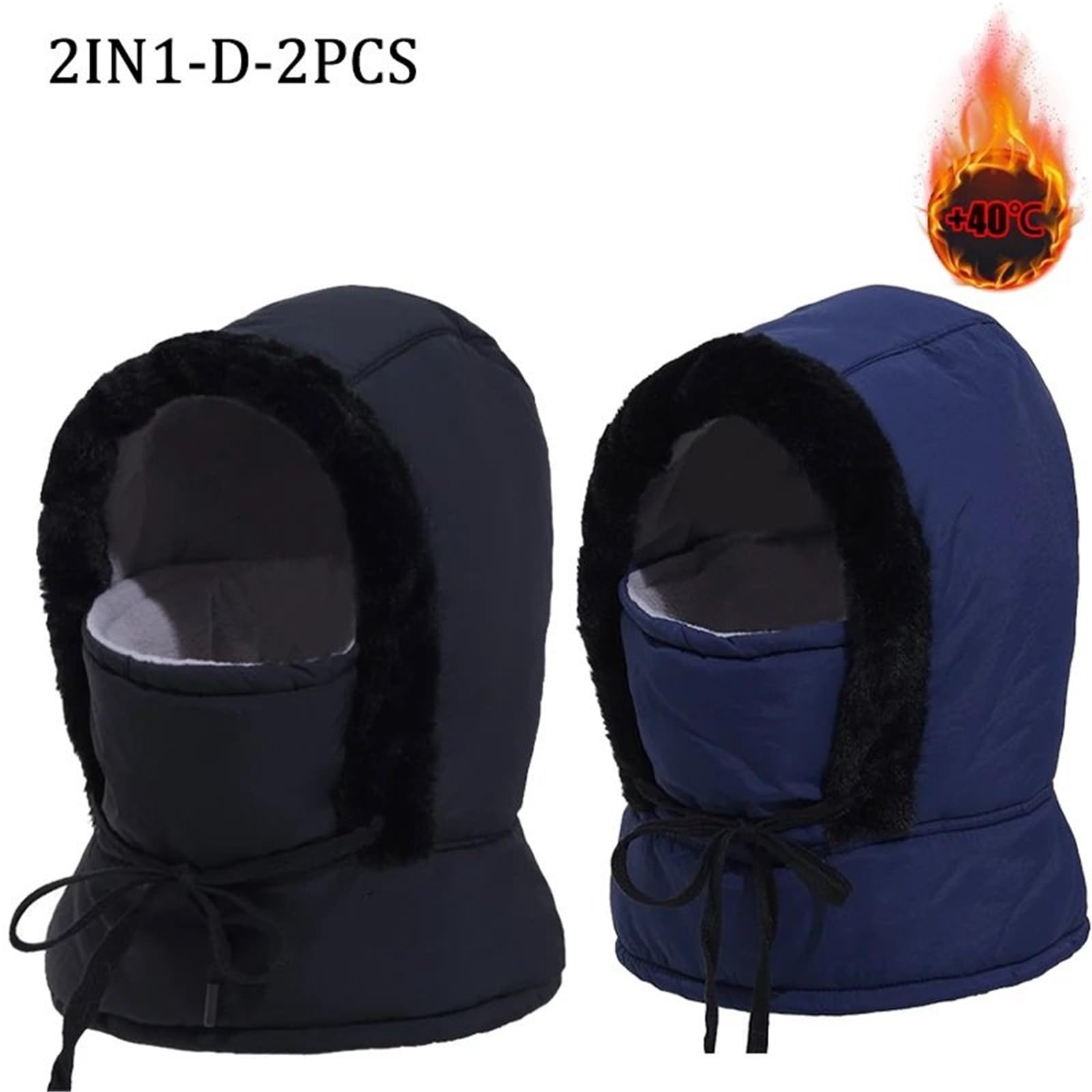 sottocasco Visiera da Sci Antivento Maschera Termica Traspirante Invernale Scaldacollo Sciarpa Cappuccio per Casco Scaldacollo da Ciclismo Passamontagna(2IN1-C)