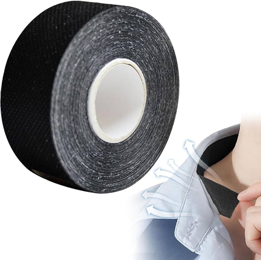 Amazon.co.jp: Moeagel 汗取りパッド 長さ8M 襟汚れ防止テープ