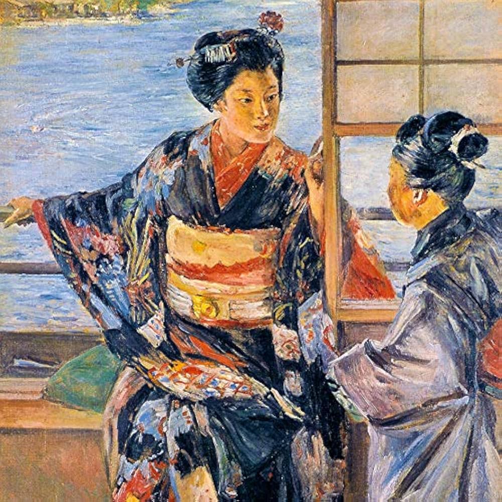 Amazon｜黒田清輝『 舞妓 』の写真タイル付き小物入れ（Jewelry Box