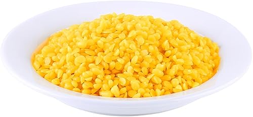 Miniatura 2 de Gránulos de cera de abejas pura de grado alimenticio, 1.76 oz, color amarillo, 1 libra, grado cosmético, triple filtrado, 1 cera de abeja, pellets