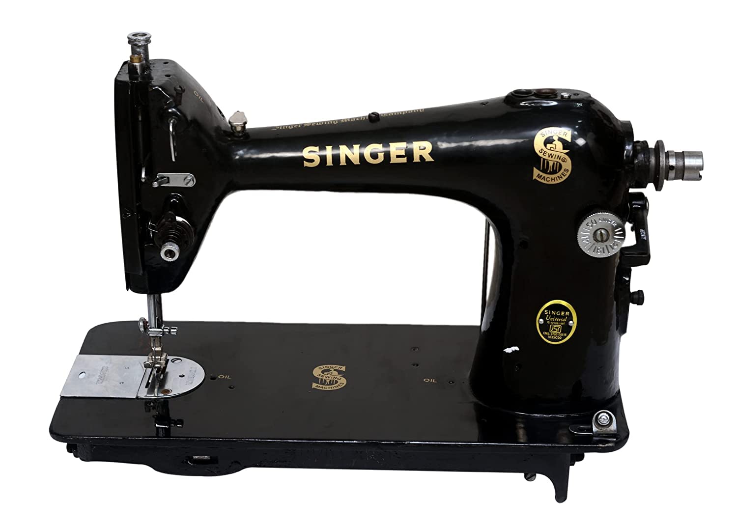 SlNGER Sewing Machine Umbrella Industrial Sewing Machine Full Shuttle Heavy Duty (Black)