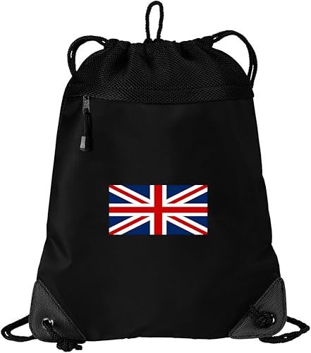 Broad Bay Mochila con cordón de Reino Unido con la bandera del Reino Unido, Multi, Viajar