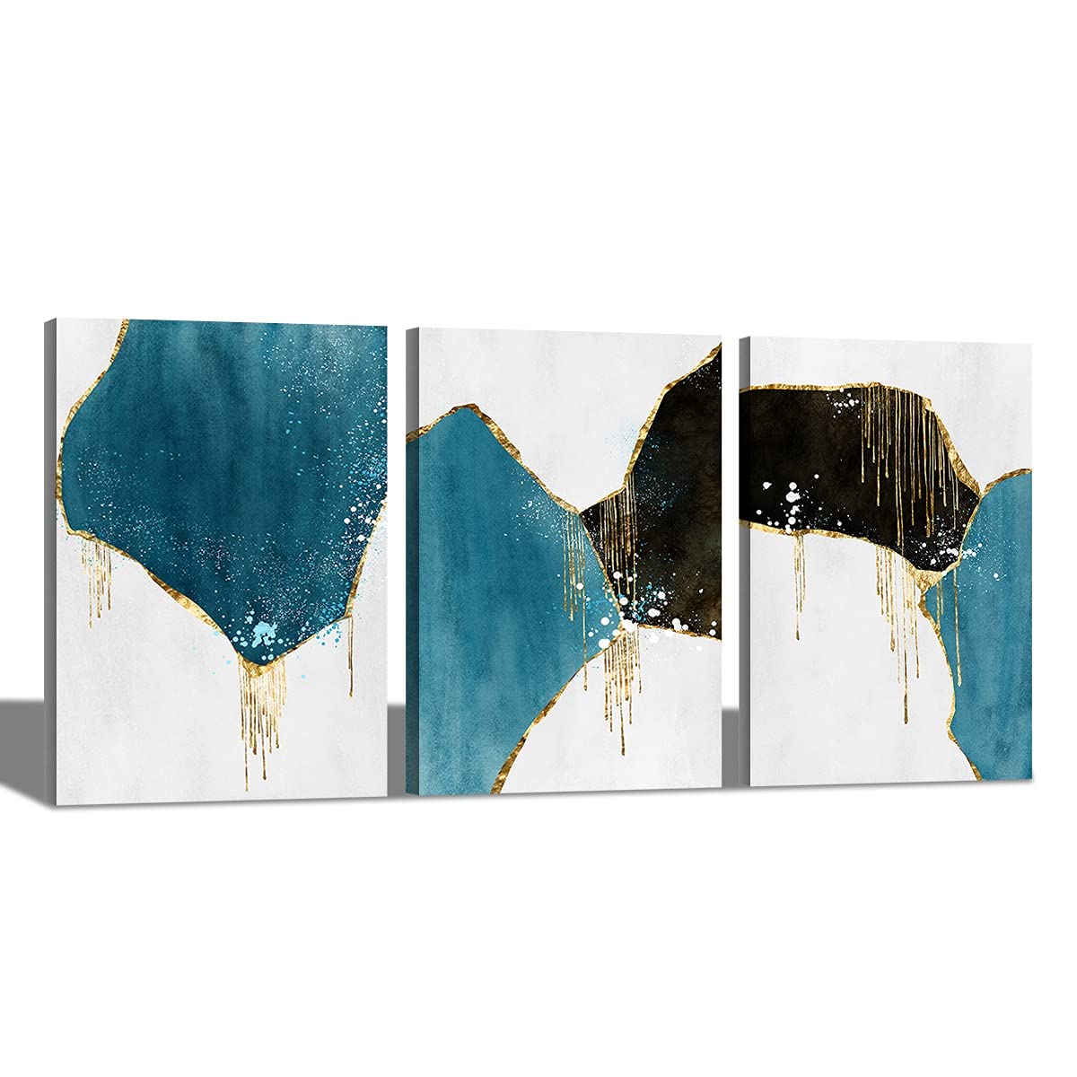 Toile murale triptyque paysage abstrait moderne salon CS3-00151