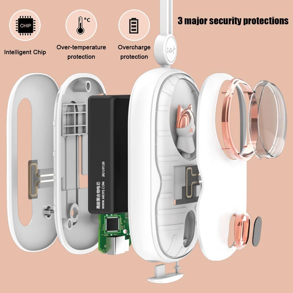 Scaldabagni ricaricabili - riscaldamento lungo 8Hrs riscaldatore ricaricabile, tasca portatile elettrico scaldamani uso come regalo di compleanno di Natale