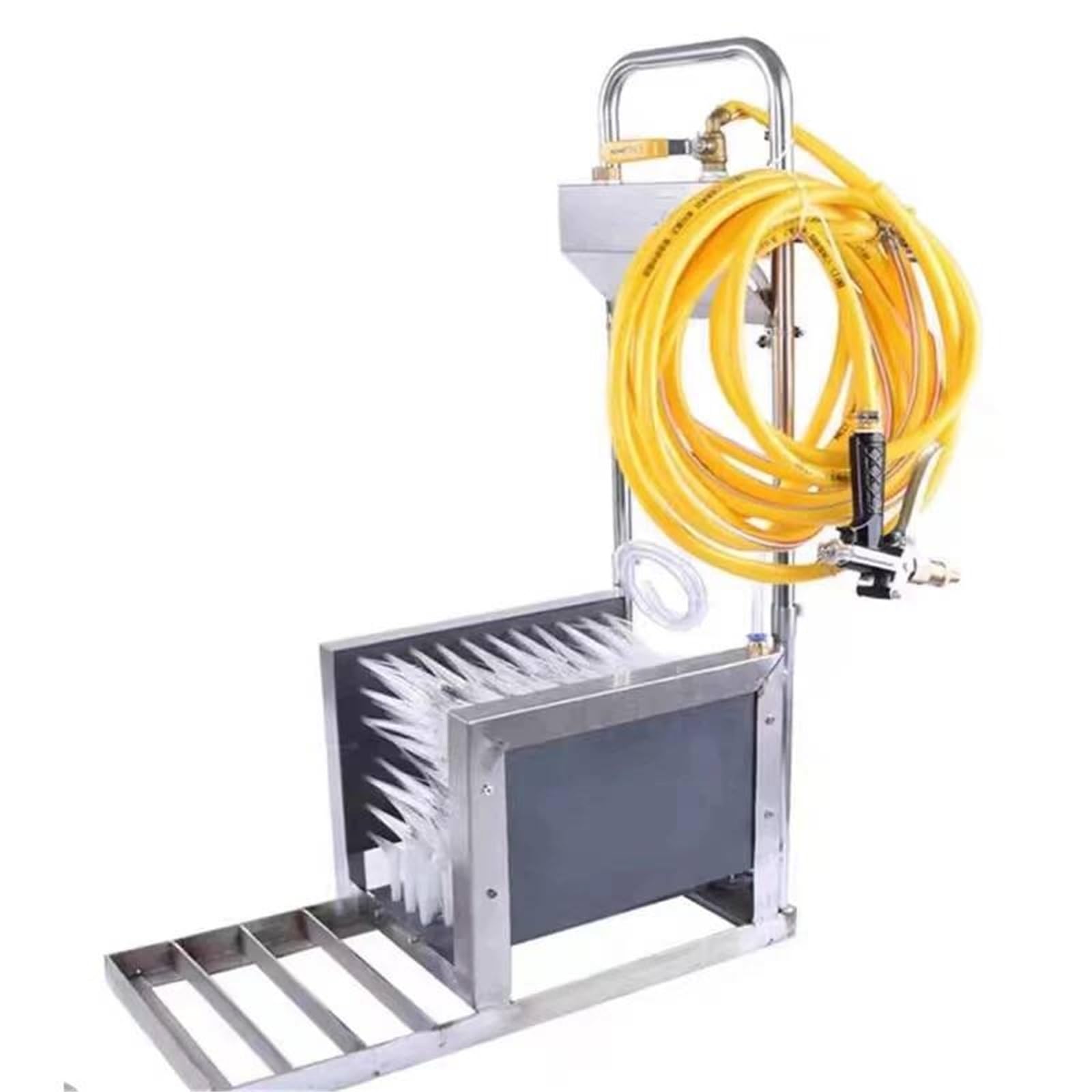 Máquina automática de limpieza de zapatos, cepillo de lavado de botas y zapatos con pistola pulverizadora, limpiador de cerdas rígidas para barro, polvo y nieve al aire libre, ideal para uso doméstico