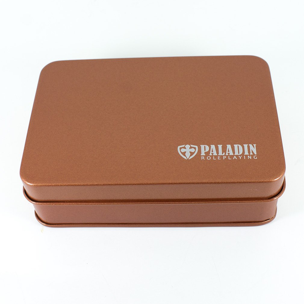 Paladin Roleplaying Metal Dice Tin - Bronze