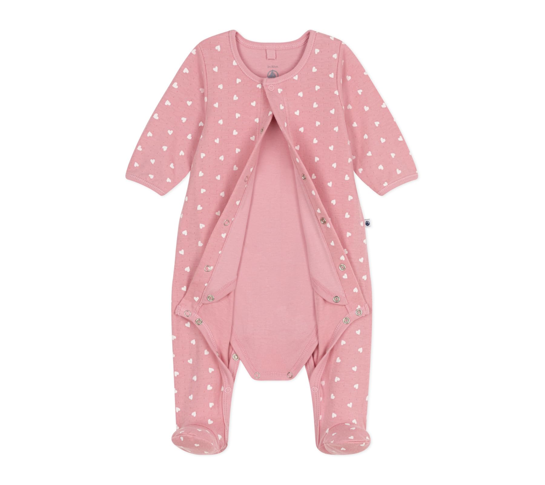 Petit Bateau Baby-Mädchen Bodyjama