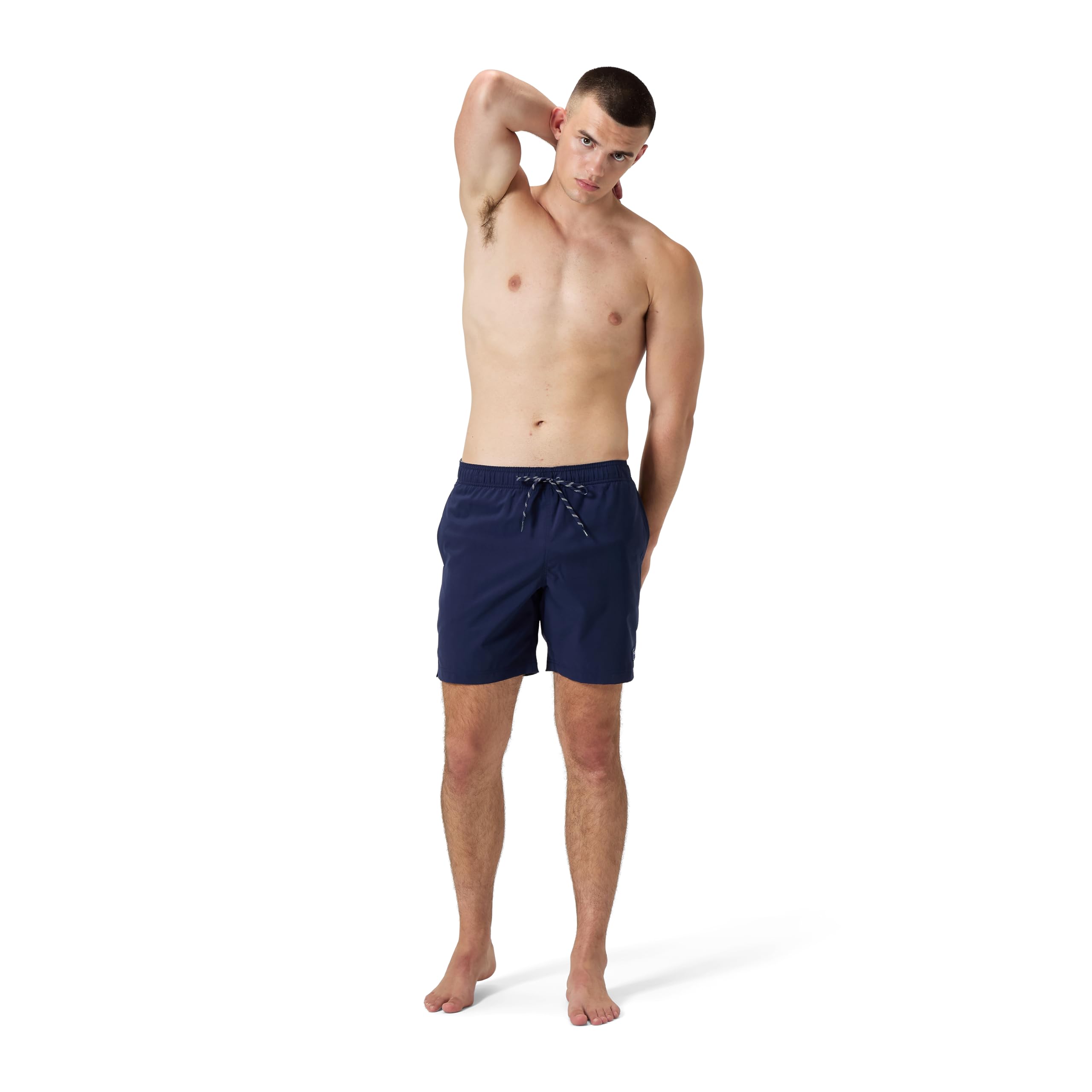 Speedo Herren Swim Trunk Mid Length Essentials Solid Badehose (1er Pack)