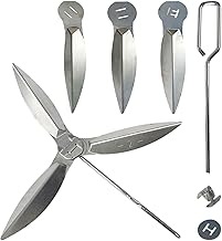 Lot de 2 Systèmes de Nettoyage One Touch de 47 cm, 18-1/2-Inch Kit de Nettoyage One Touch Compatibles avec Les Pièces de Barbecue Weber 7443 90992 3618 307443 307408 90719