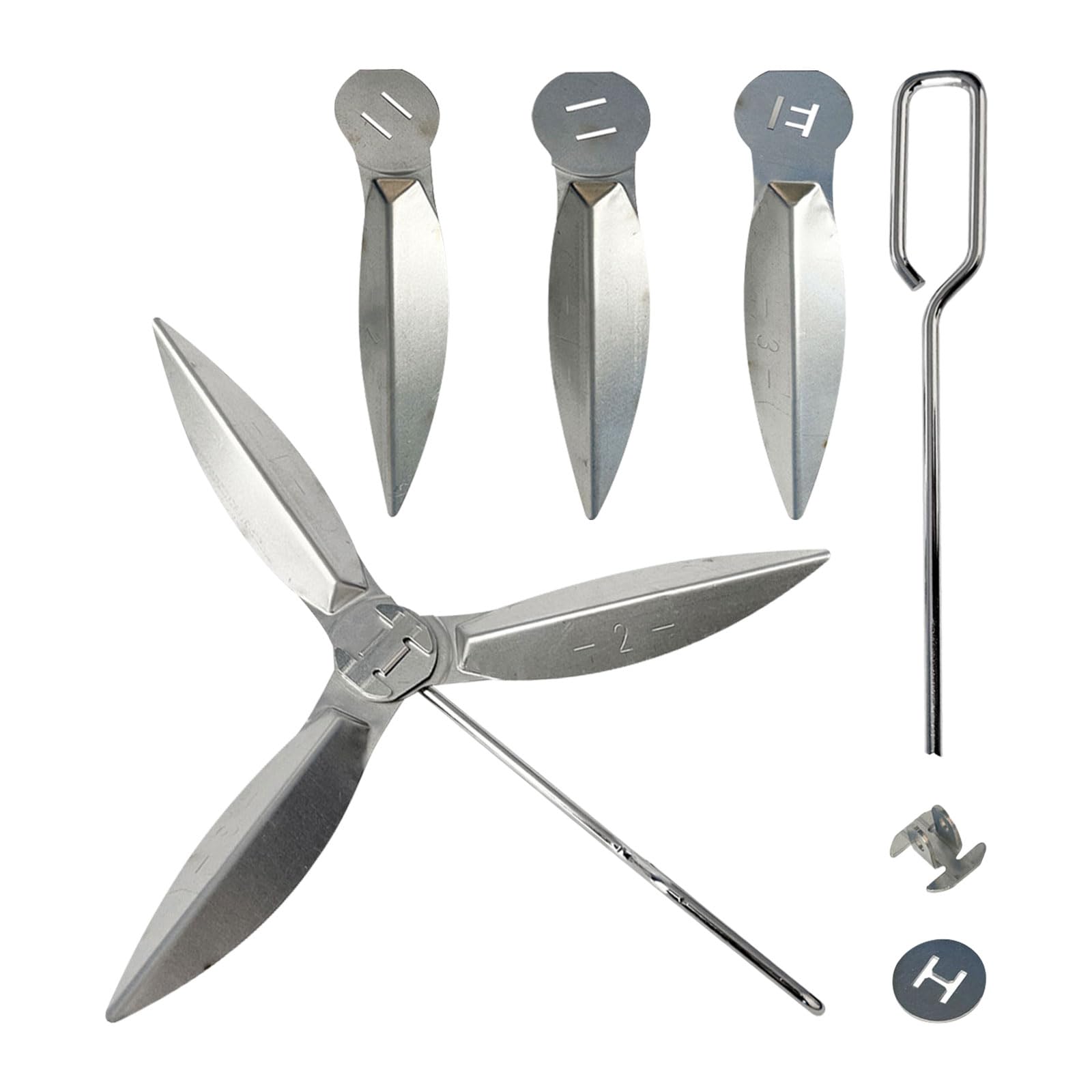 Lot de 2 Systèmes de Nettoyage One Touch de 47 cm, 18-1/2-Inch Kit de Nettoyage One Touch Compatibles avec Les Pièces de Barbecue Weber 7443 90992 3618 307443 307408 90719