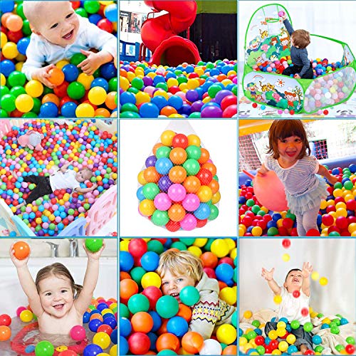 image for TrendBox 100 Ball Pit Balls Colorful Ocean Ball for Babies Kids Childr