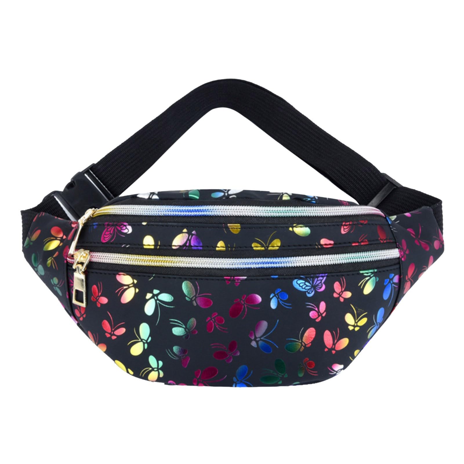 Black Bum Bag, Bumbags for Men: Stylish Bum Bags Portable Mens Bumbag Travel Money Belt Outdoor Fanny Pack Lightweight Hiking Waist Packs Black One Size