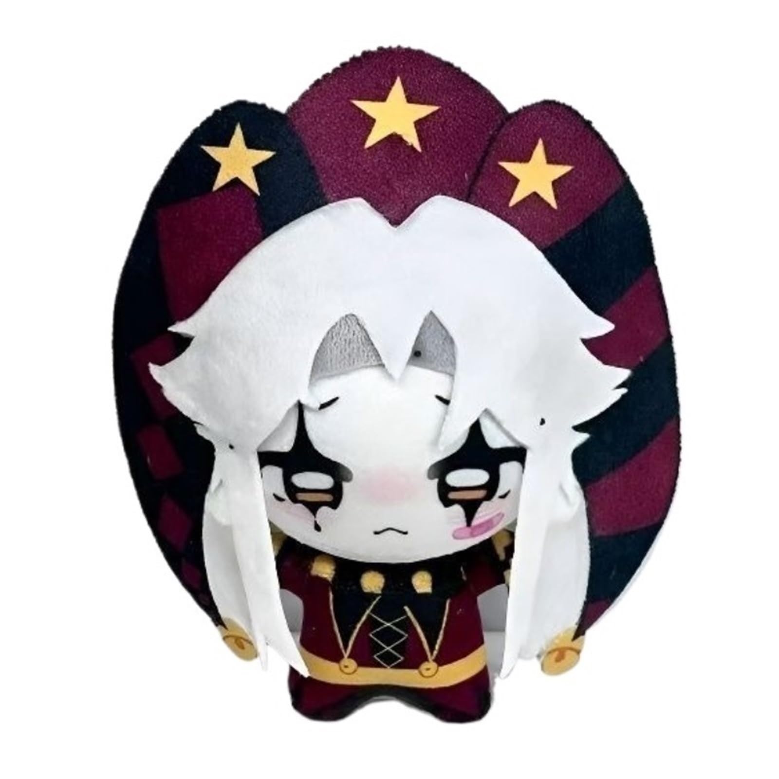 KUKUShining The Freak Circus Plush, Jester Pierrot Cartoon Character Doll Toy Soft Plushies Pillow Stuffed Figure for Game Fans(Pierrot)