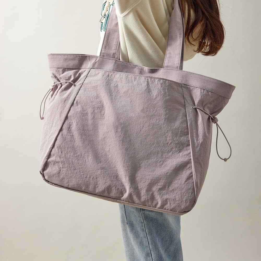 VAKAER Tote Bag for Women, 18L Side Cinch Shopper Bag, Large Hobo Bag, Lightweight Shoulder Bags for Work, Workout, Travel