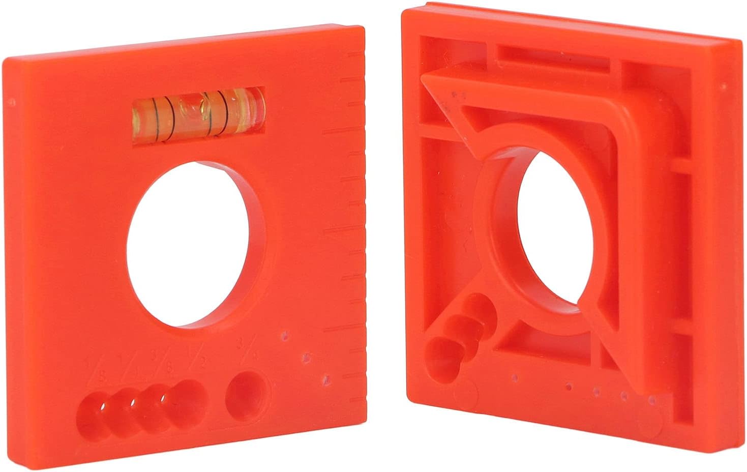 2PcsMarks Offset Ruler, Offset Marking Tool Trim Marks Offset Ruler, ABS Material, 45 Degree Cutting Tool, Level, for Doors and