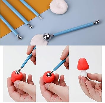 10Pcs Ball Stylus Tools Dotting Sculpting Modeling Tools