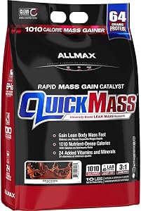 Poudre de prise de masse ALLMAX QUICKMASS, chocolat, 10 lb
