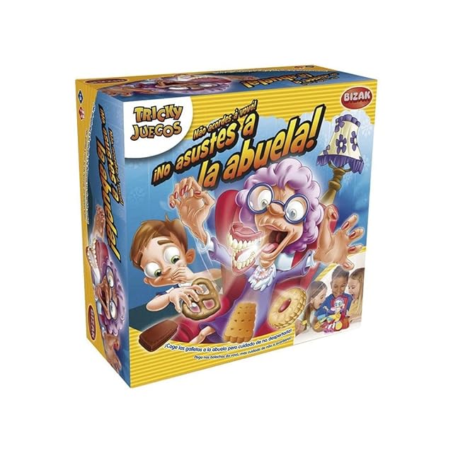 Bizak No Asustes a La Abuela, Multicolor, 26.7 x 26.7 x 11.5