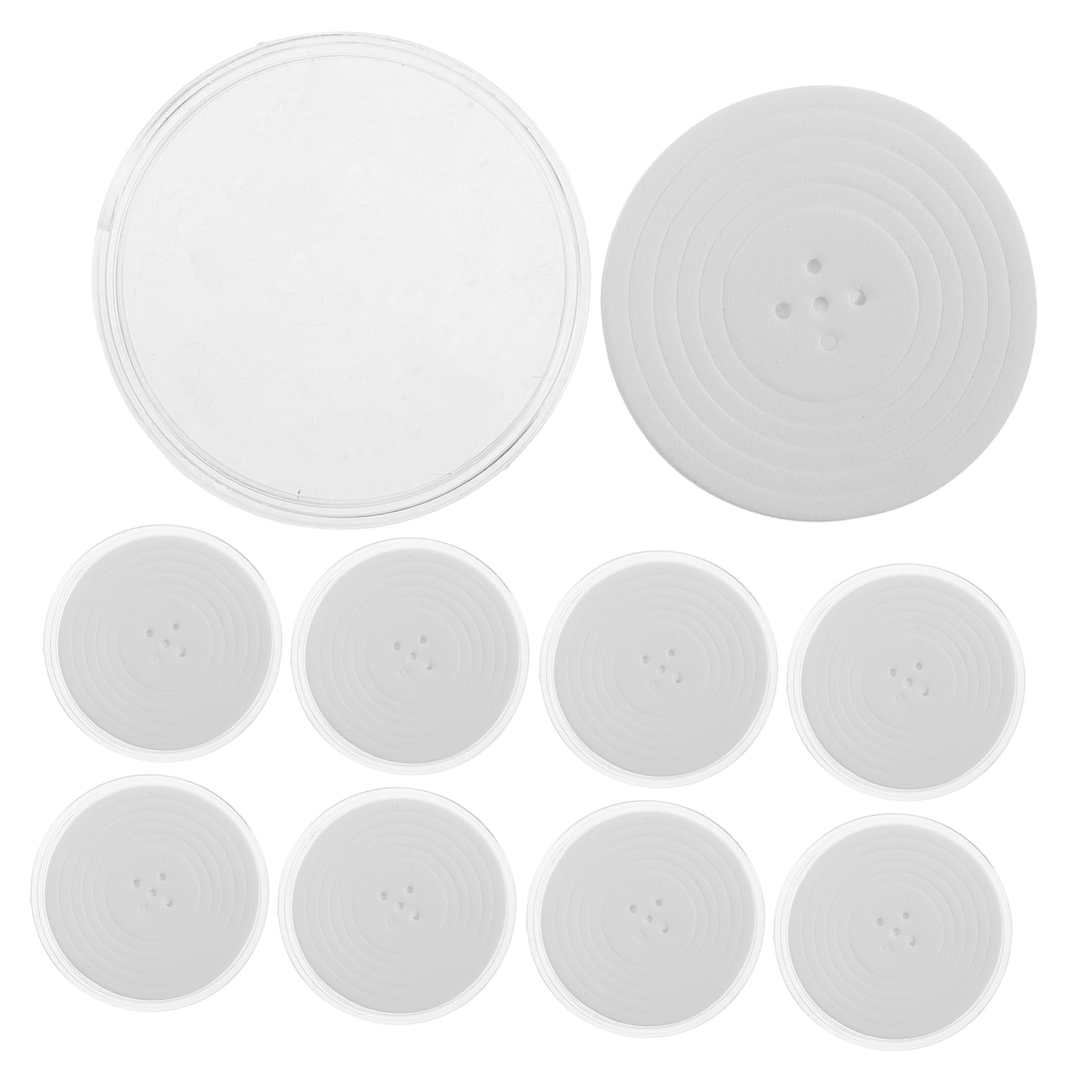 KESYOO 20Pcs Adjustable Coin Holder with Inner Pad Storage Box for Collectible Coins for Coin Collectors to Display and Organize Challenge Coins