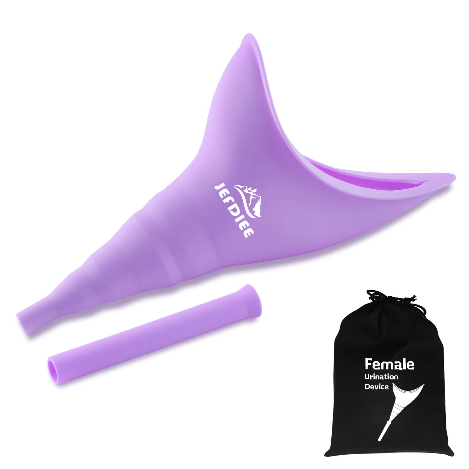 JefDiee Female Urination Device - Silicone Pee Funnel Allows Women to Pee Standing Up