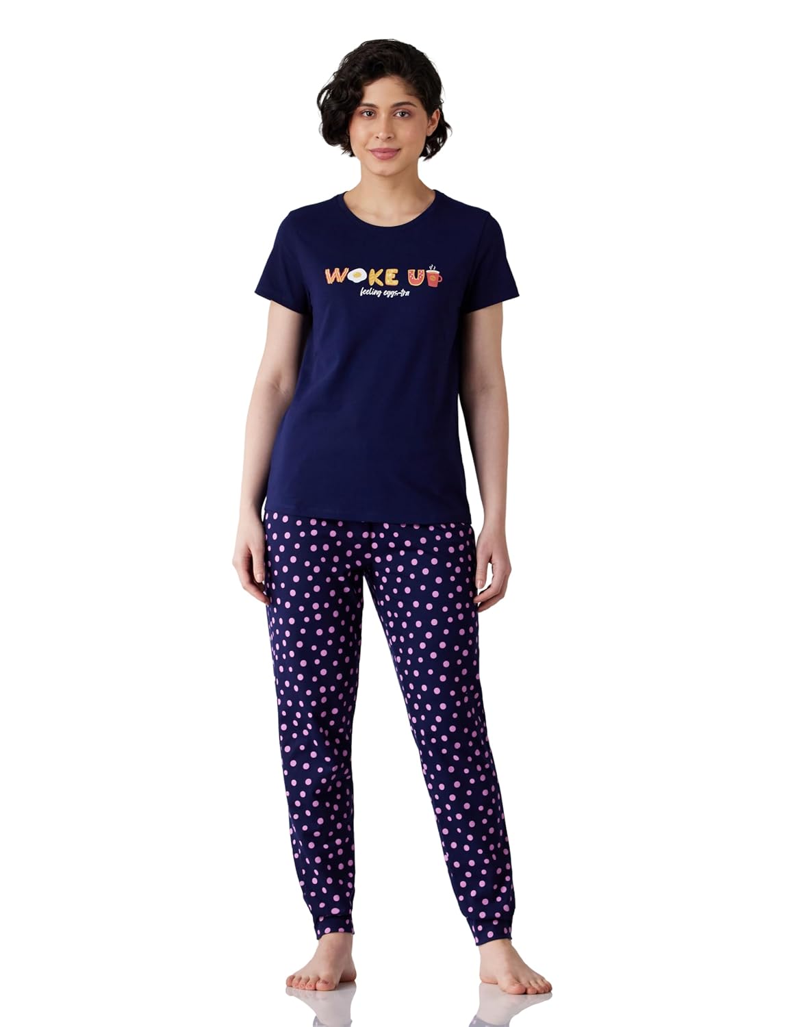 Amazon Brand - Symbol Women's Cotton T-Shirt and Jogger Night Suit | Two Piece Set| Regular Fit (Available in Plus Sizes) - Review, Price and Buying Guide