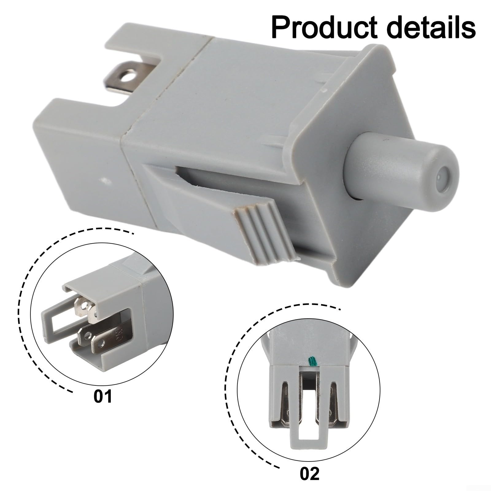 Niceminiwall Interruttore sedile tosaerba 925-3164A, Compatibile con modelli 153664, 176138, 22182, 22886, Serie 925-3164A - Interruttore di blocco sicurezza