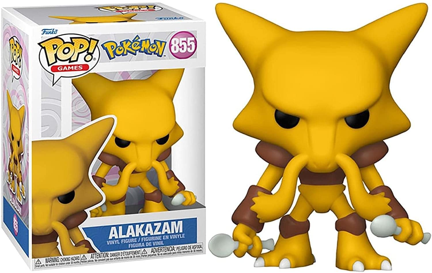 Amazon.com: Funko Pop! Games: Pokemon - Alakazam : Toys & Games