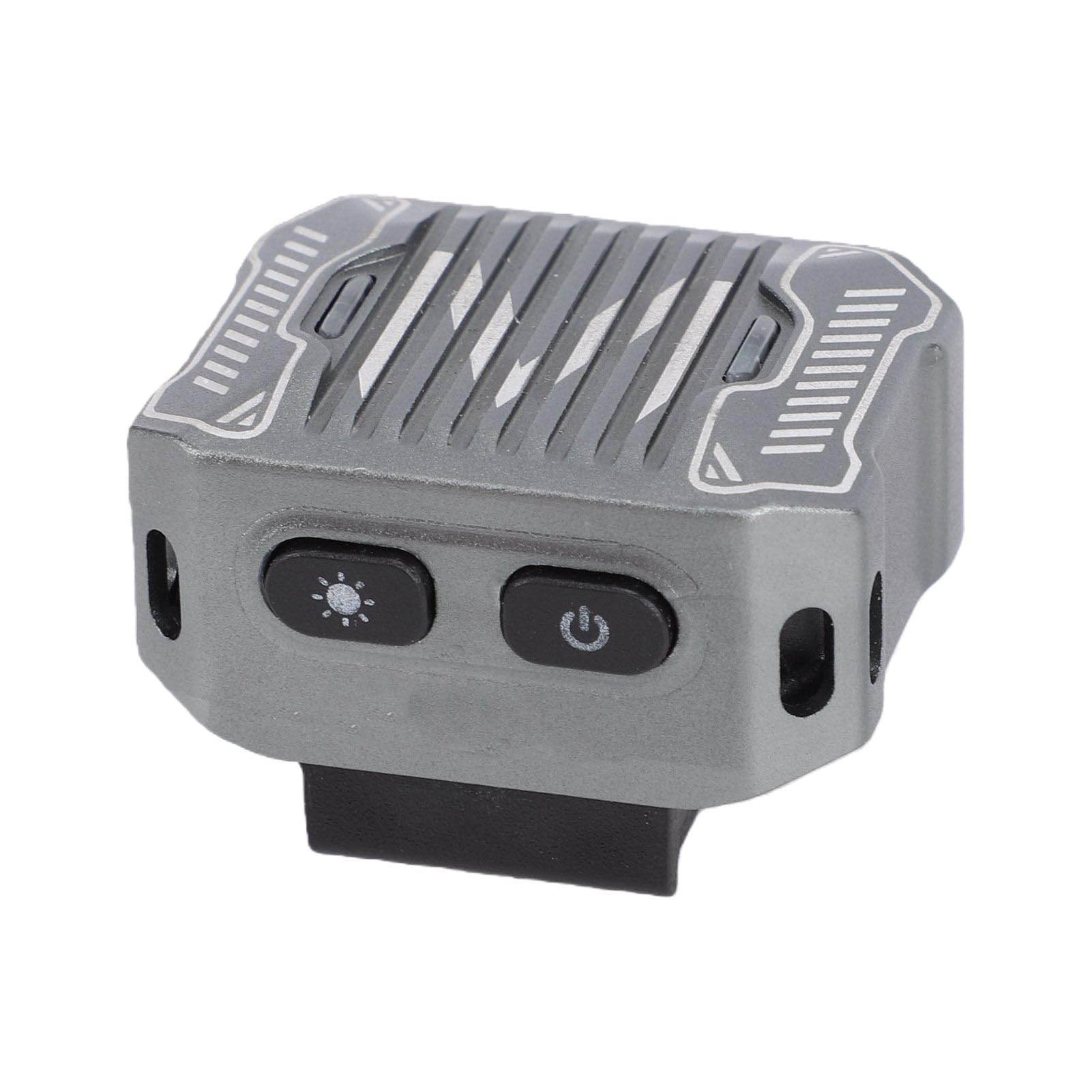 AMONIDA Torcia per Fotocamera con Design Compatto e Temperatura di Colore di 6500K per Fotografie e Ritratti All'aperto (GRAY)