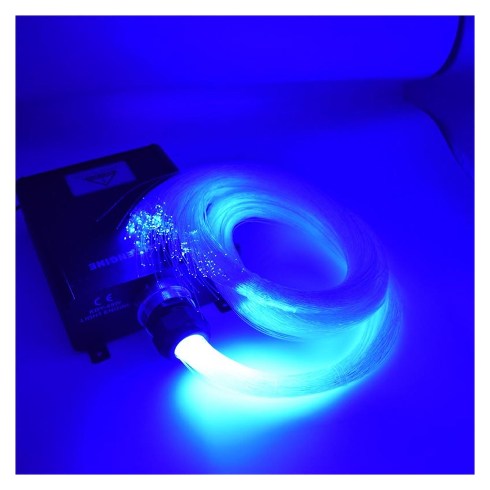 1X dobrej jakości światłowód LED o mocy 45 W RGB z 24-klawiszowym pilotem na podczerwień,żYwy, Kolorowy, GwiaźDzisty Sufit