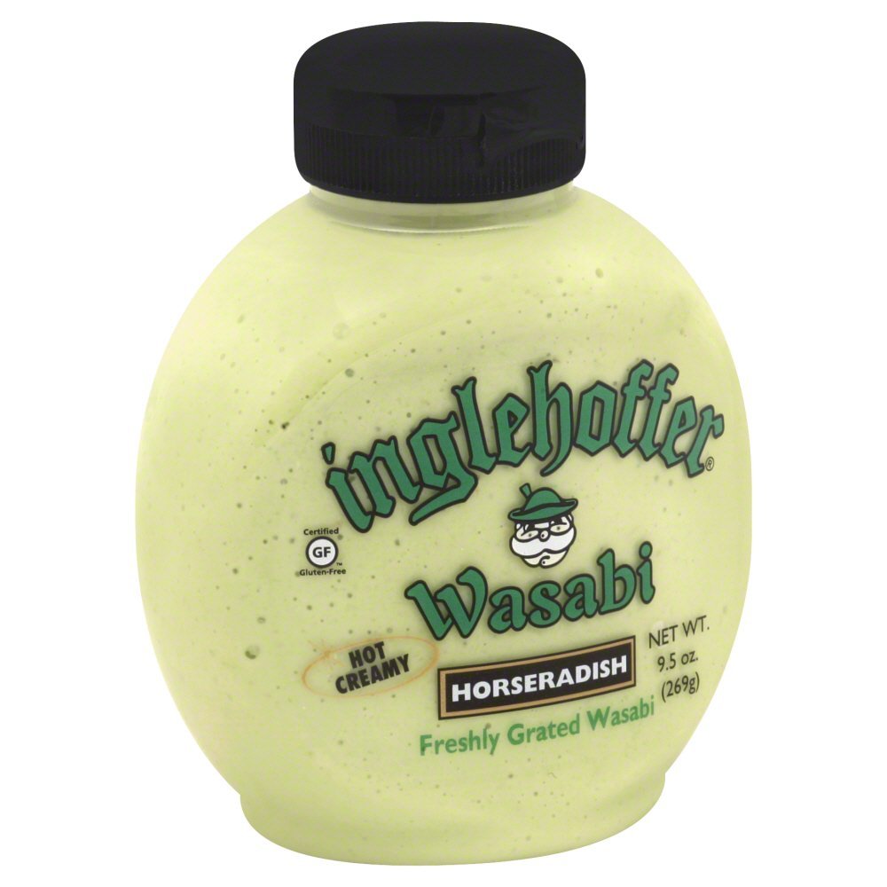Inglehoffer Wasabi Horseradish, 9.5 Ounce Squeeze Bottle (Pack of 6)