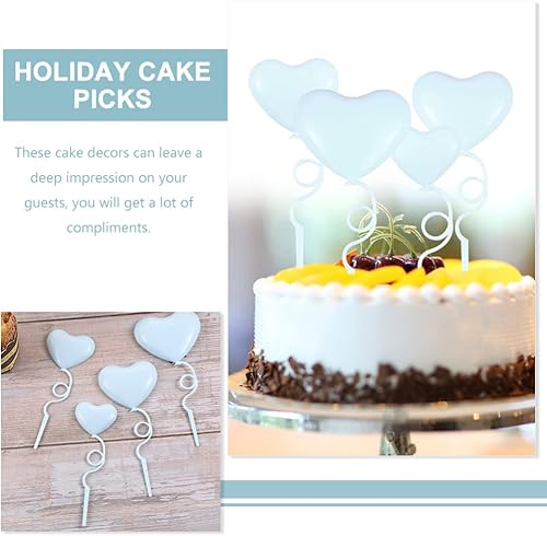 Miniatura 5 de 36 piezas de inserción de pastel en forma de corazón, decoración de cupcakes, palillos para tartas de día de San Valentín, decoración de pasteles de