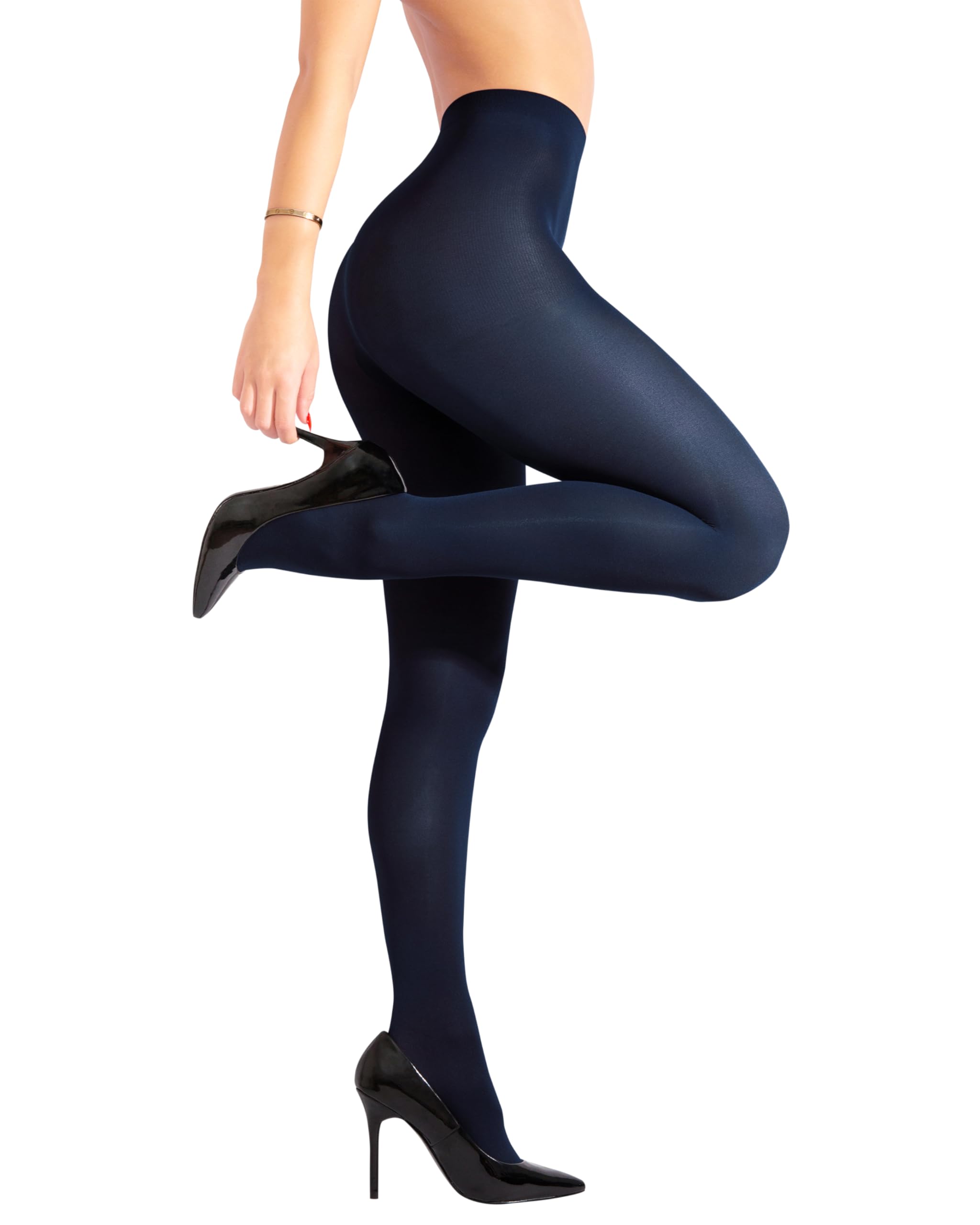 sofsy Strumpfhose Damen 40 DEN blickdicht | Weiche Microfaser | Mattes Finish | Komfortbund | Made in Italy | S-XXL