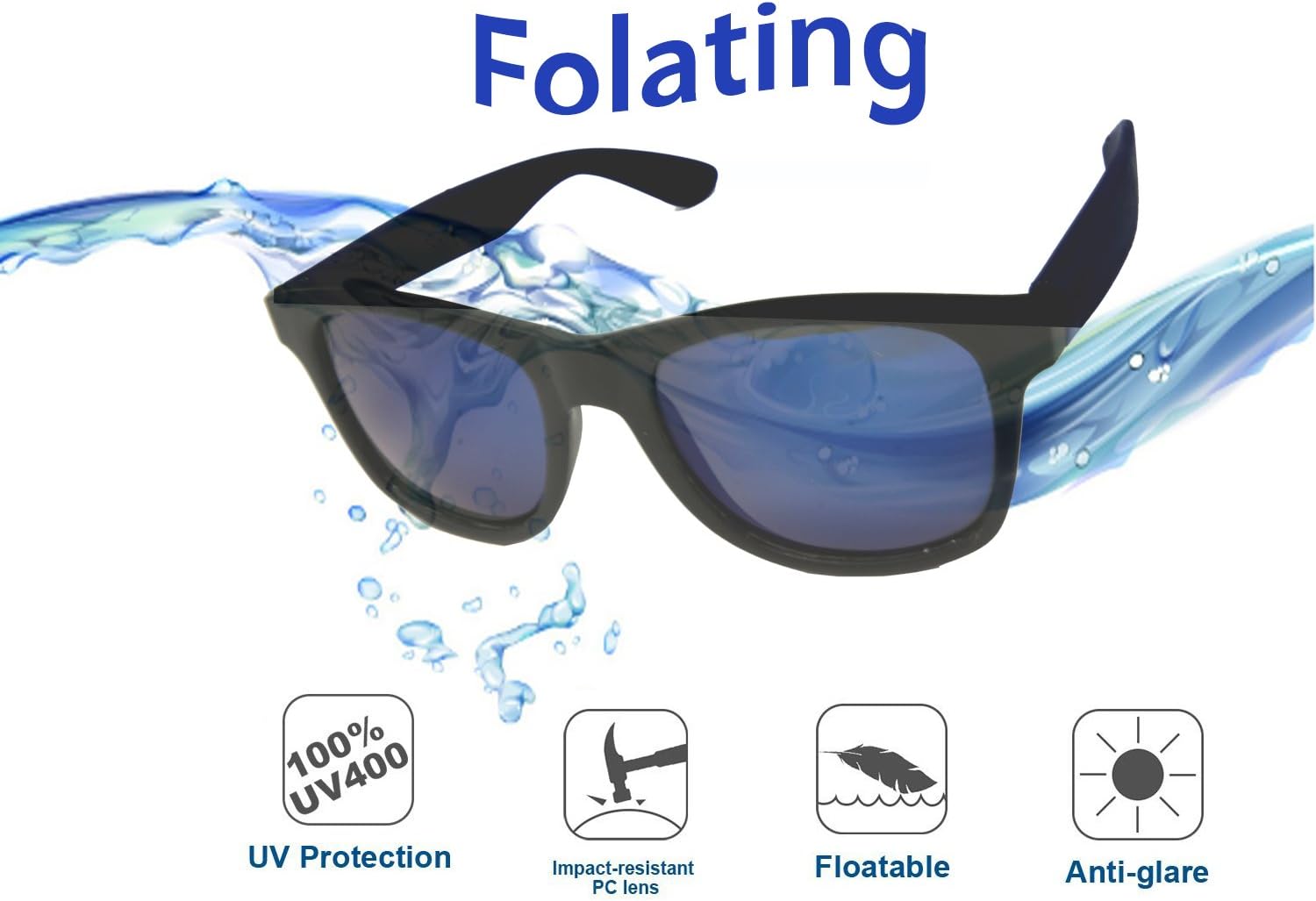 ColorViper Polarized Floating Sunglasses Great for Fishing, Boating, Water Sports - They Float