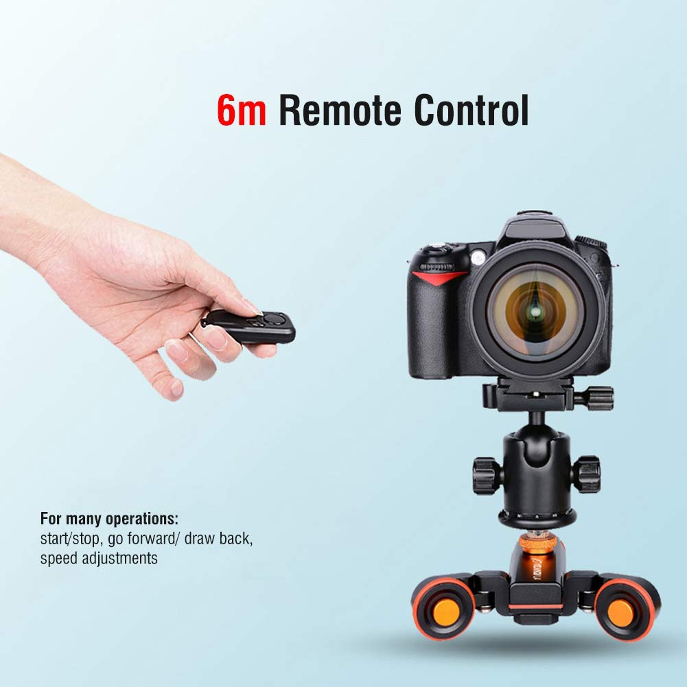 Camera Slider Dolly Car, Camera Video Gemotoriseerde Track Dolly, Electric Slider Dolly voor Smart Phone en Camera