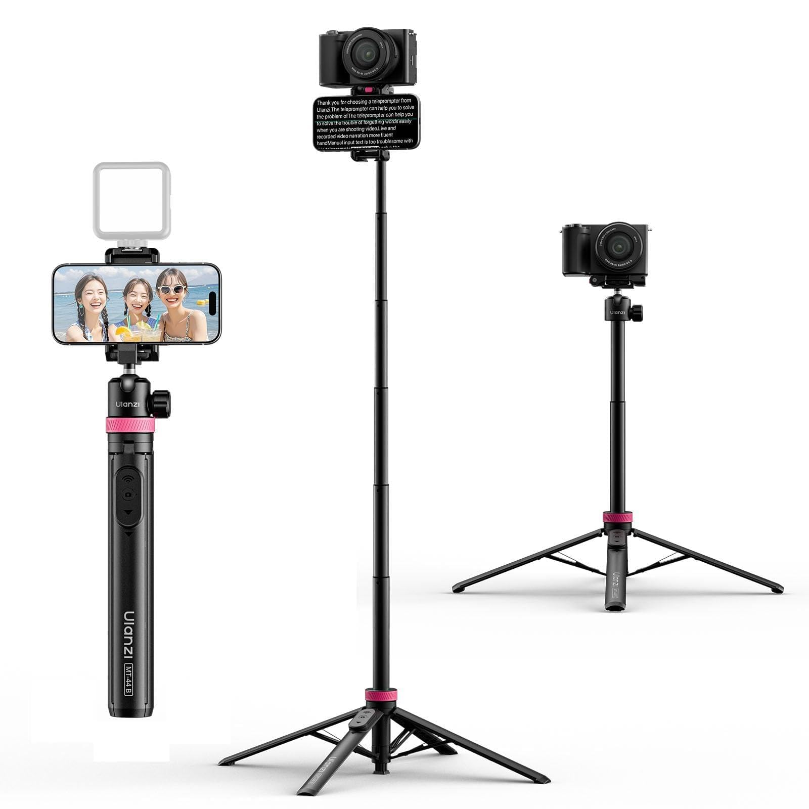 ULANZI MT-44 B Pop Open Selfie Stick Bluetooth 150cm