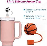 Vista 37 de Straw Cover Cap for Stanley Cup,Straw Topper Compatible for 30&40 Oz Tumbler with Handle,10mm 0.4in Dust-Proof Reusable Straw Tips Lids,Straw Tip