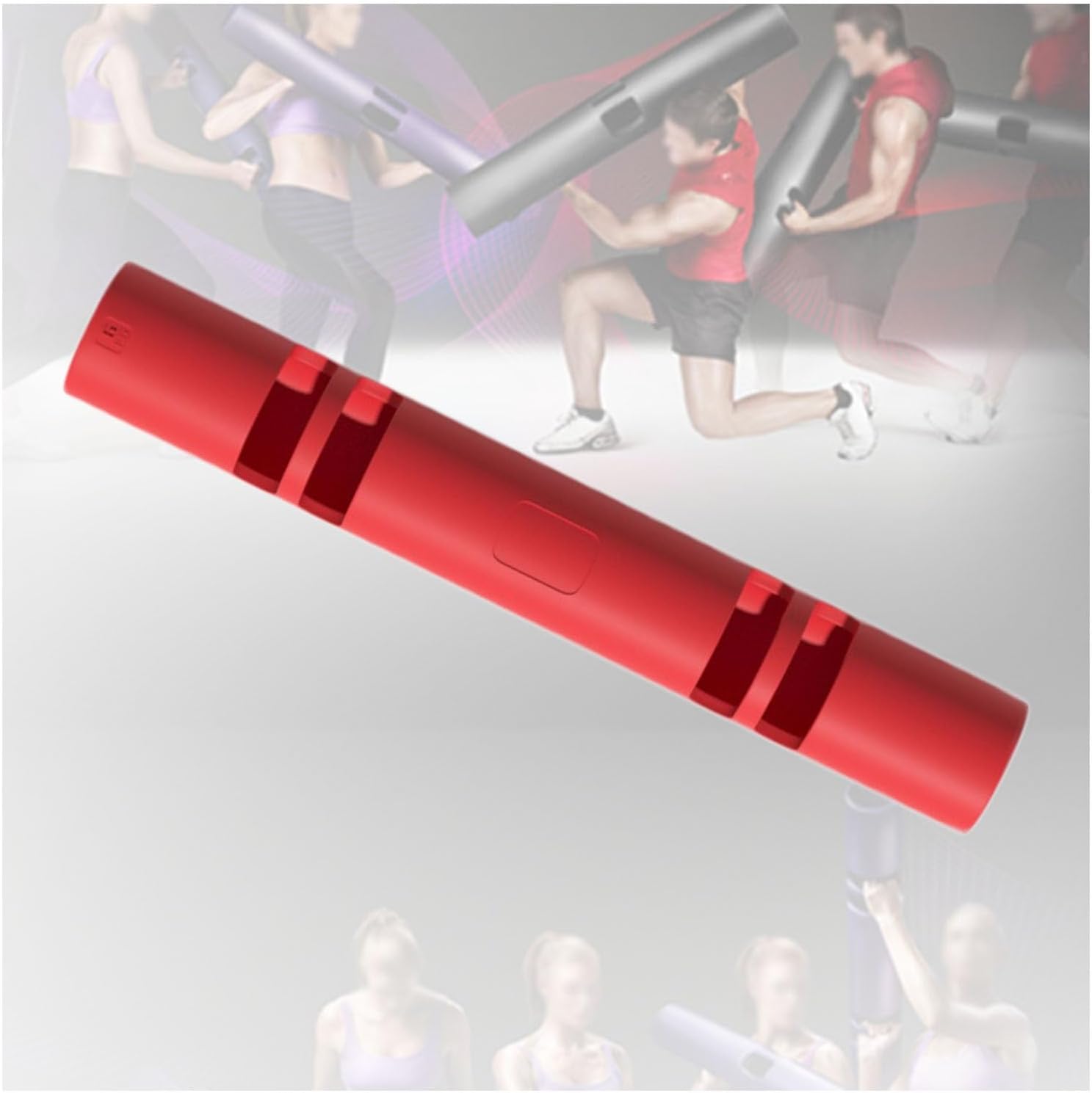 XLTFUC 6kg Weighted Strength Training Bucket, Fitness Tube Portable Durable Training Rubber Bar Weighted Fitness TPR Bucket for Home Gym Weighted Exercise