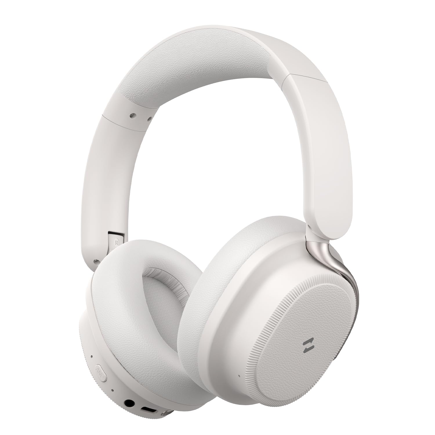 havit Noise Cancelling Headphones Over Ear, Wireless Bluetooth Headphones with 132H Playtime, Fast Charge 5 Min=5H, Foldable, Dual Device, with Mic for Travel Work Office, Gray