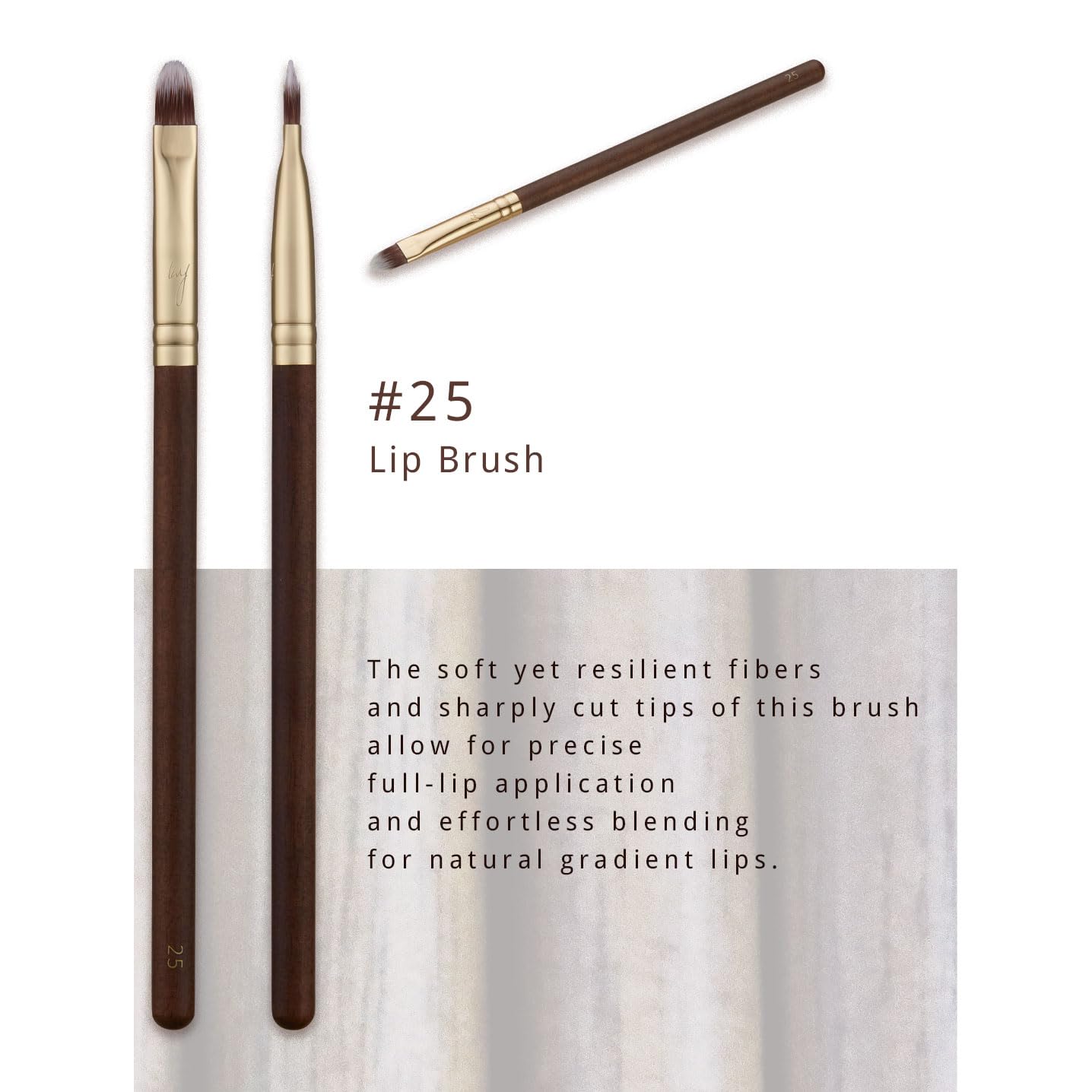 [SOO ADOR] BY MAENG #25 Lip Brush - Precision Tool for Full Lip Coverage and Gradient Lip Effects | Designed by K-Pop Makeup Artist Maeng | Makeup Brush Lip Brush