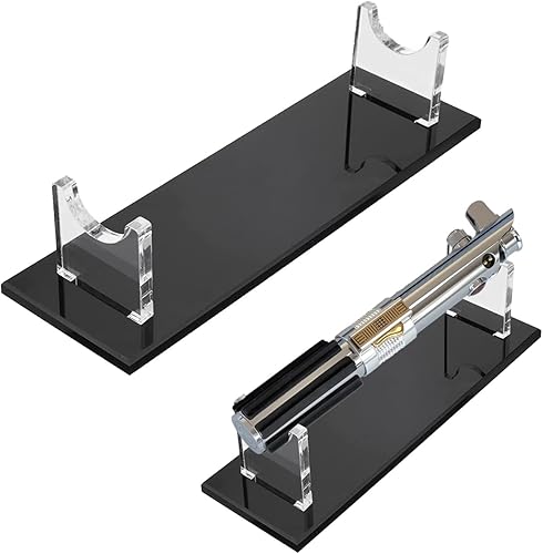 Soporte de sable de luz para espada, soporte de sable de luz acrílico, soporte de exhibición de escritorio, soporte de cuchillo samurái para sable