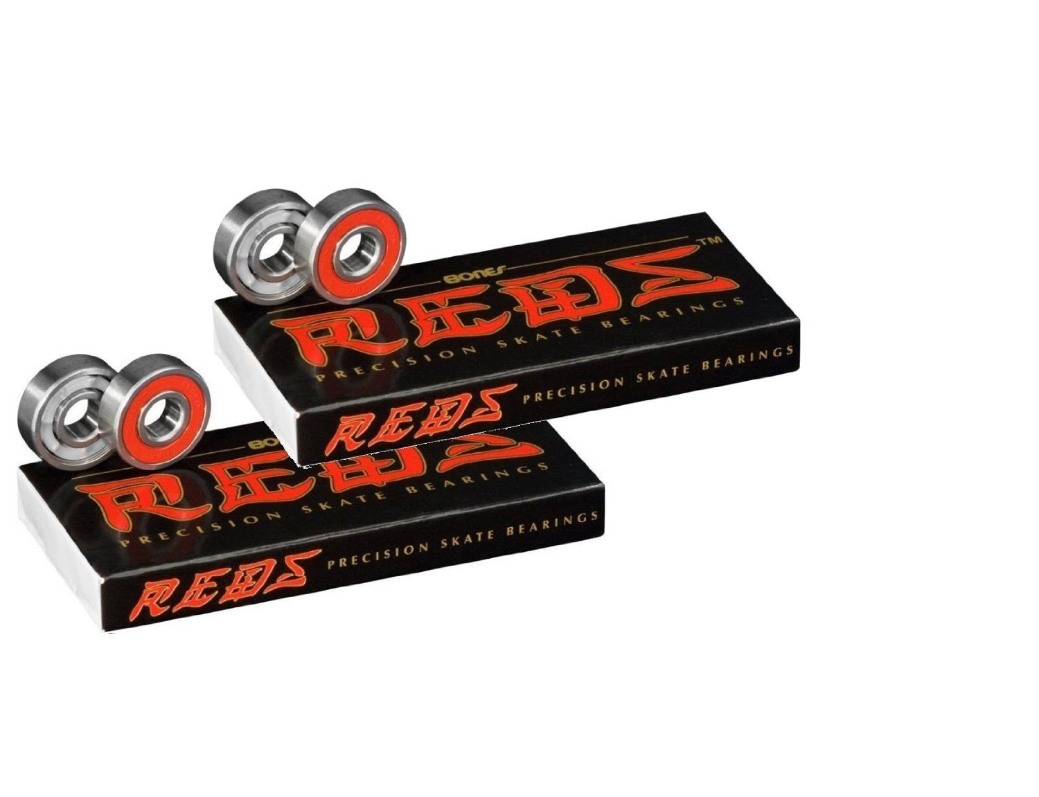 BonesBearings Reds Bearings (2 x 8 Pack) (2 Packs)