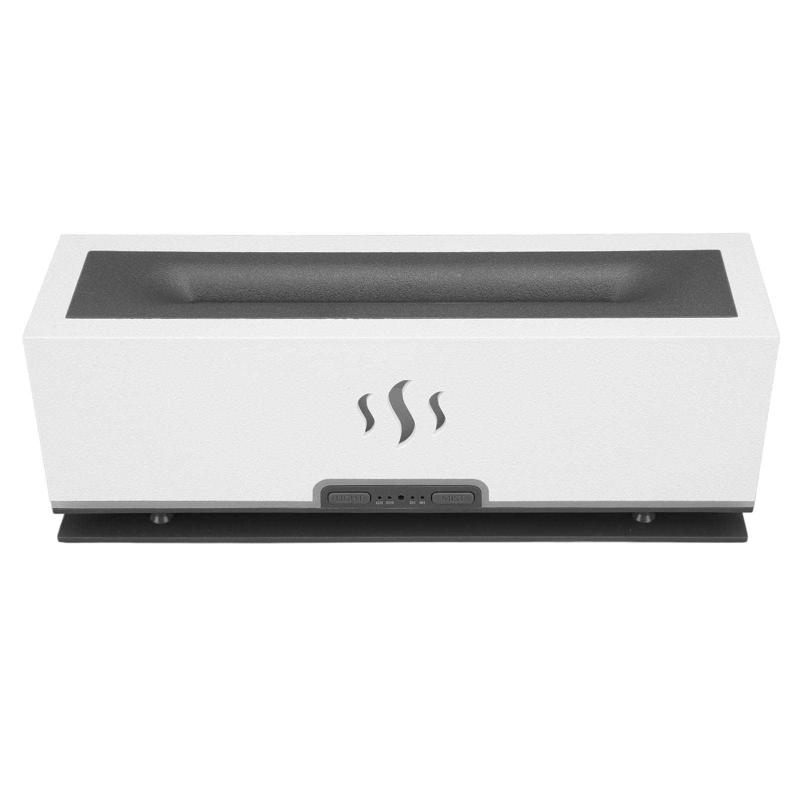 TOPINCN Diffusore di Aromi a con Lampada a LED Intelligente di Simulazione Umidificatore a Nebulizzazione Diffusore di Oli Essenziali da 100 a 240 V umidità Aumentata (Bianco)