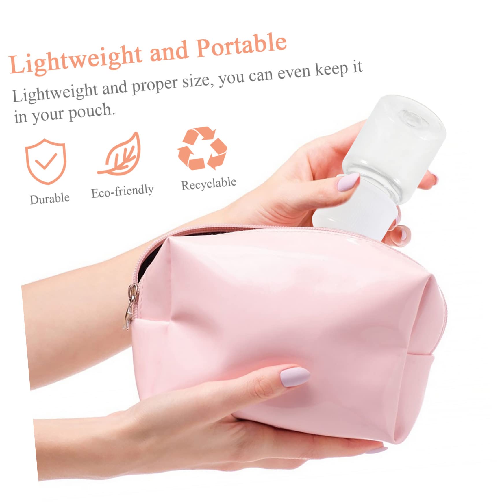 Cabilock Laboratory Bottles 5ml 30pcs Plastic Sample Storage Bottles Wide Mouth Caps for Chemistry School