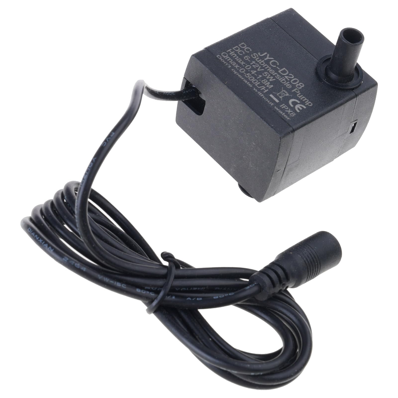 Jazuaiao 500L Submergible Pumps 1.5M Submergible Water Pumps Excellent For Bathroom Drainage & Water Features Efficient