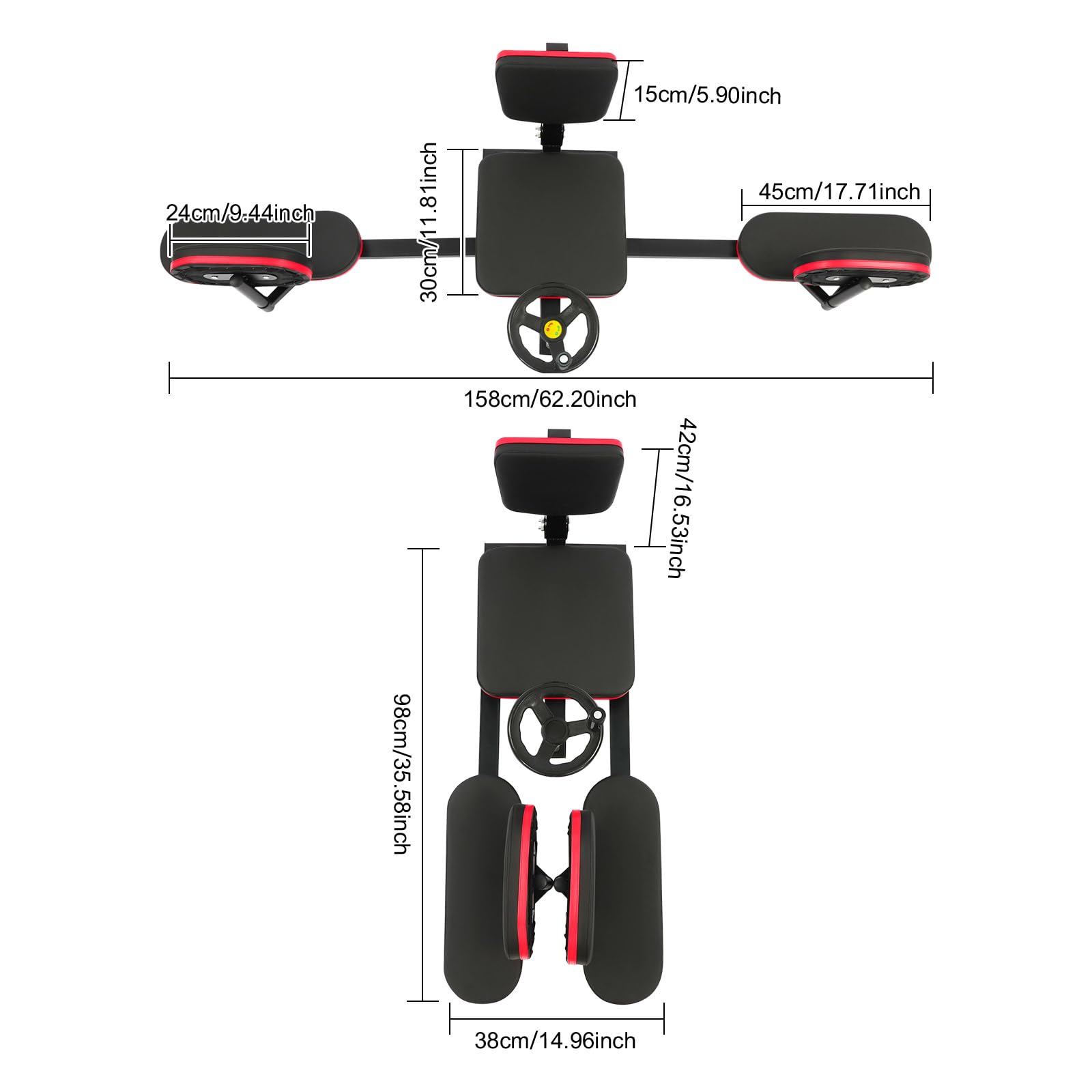 Beinstrecker 180° Verstellbar 120kg Belastbar Für Yoga Tanz Fitness | Beinstrecktrainer Mit 180° Verstellbarem Winkel, 120kg Tragkraft, Gepolstertem Sitz & Rückenlehne Für Zuhause Studio.