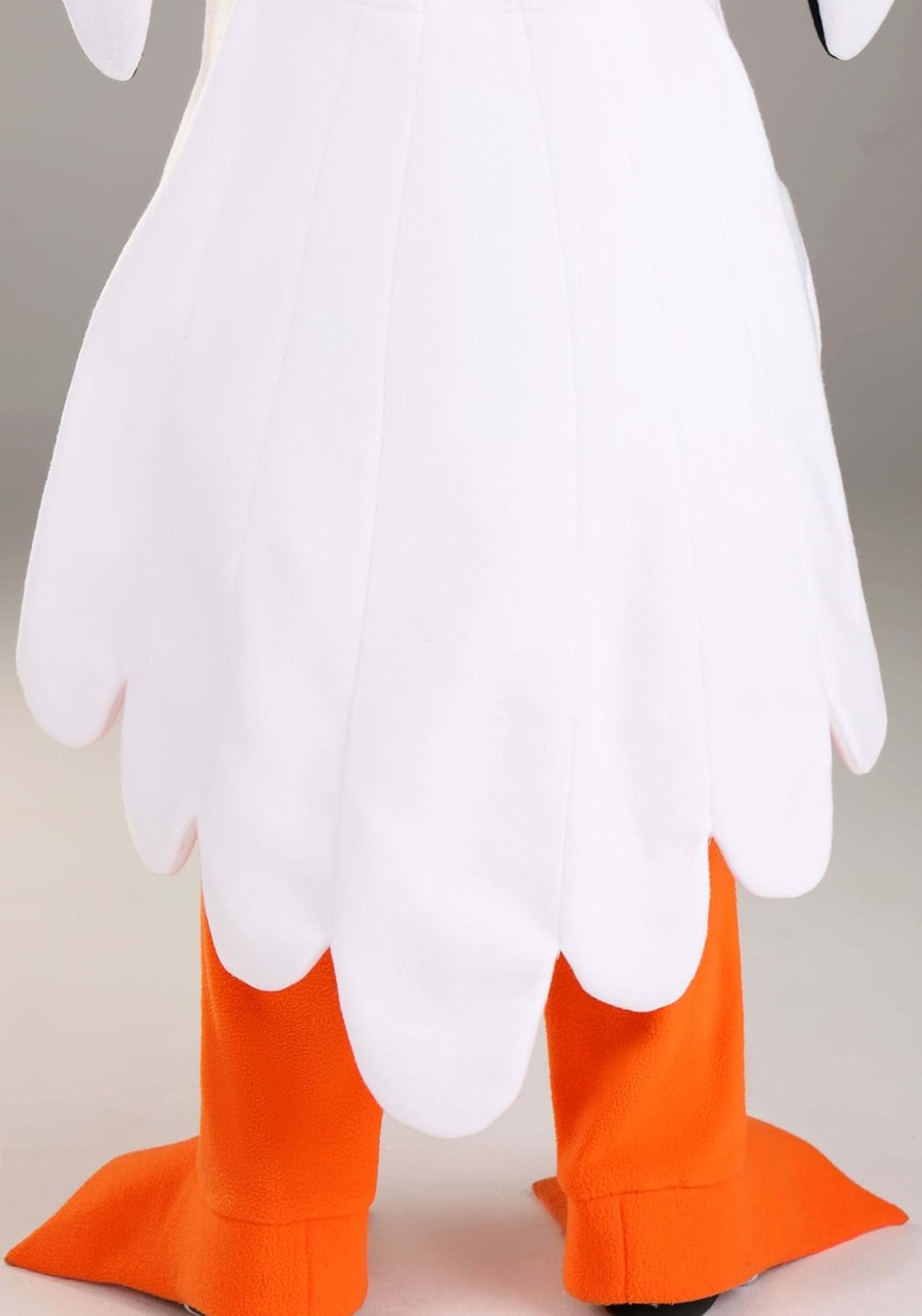 Pelican Bird Costume for Kids - Fleece Suit, Headpiece, Pants with Shoe Covers