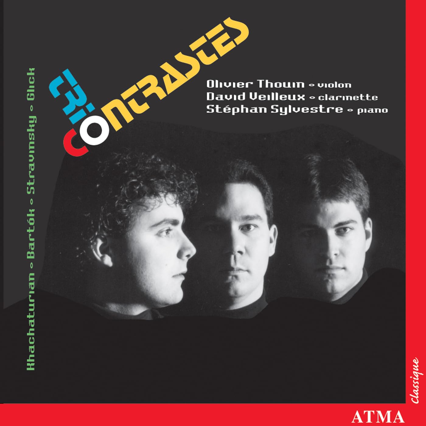 Trio Contrastes [Audio CD] Trio Contrasts; Igor Stravinsky; Béla Bartók; Srul Irving Glick and Aram Khachaturian